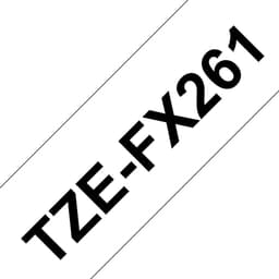 Brother TZe-FX261 - Black on white - Roll (3.56 cm x 8 m) 1 cassette(s) flexible tape - for P-Touch PT-3600, 530, 550, 9200, 9400, 9500, 9600, 9700, 9800, D800, E800, P900, P950