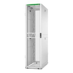 APC NetShelter SX Gen 2 - Rack cabinet - 2258H x 600W x 1200D mm, with Sides - floor-standing - white - 48U - 19" - TAA Compliant