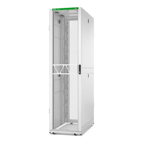 APC NetShelter SX Gen 2 - Rack cabinet - 2258H x 600W x 1200D mm, with Sides - floor-standing - white - 48U - 19" - TAA Compliant