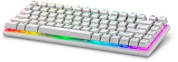 Alienware Pro Wireless Gaming Keyboard - Keyboard - 75% - compact TKL - AlienFX per-key RGB / 16.8 million colours - wireless - 2.4 GHz, Bluetooth 5.1, USB - QWERTY - US - key switch: Alienware Linear Mechanical Switches (hot-swappable) - lunar light