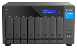 QNAP TVS-h874T - NAS server - 8 bays - SATA 6Gb/s - RAID JBOD, 0, 1, 5, 6, 10, 50, 60 - RAM 32 GB - 2.5 Gigabit Ethernet - iSCSI support