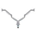 Kensington SmartFit One-Touch Dual Monitor Arm - Mounting kit - adjustable arm - for 2 monitors - metal - silver grey - screen size: 13"-32" - C-clamp, grommet, desk-mountable thumbnail 10