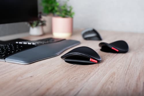 CHERRY SLIDEPAD ERGO - Keyboard/mouse wrist rest - black — view 11
