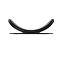 CHERRY SLIDEPAD ERGO - Keyboard/mouse wrist rest - black thumbnail 2