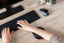 CHERRY SLIDEPAD ERGO - Keyboard/mouse wrist rest - black thumbnail 7