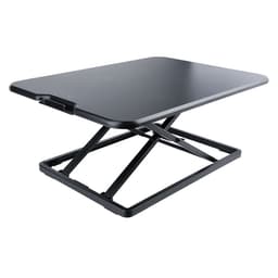 StarTech.com Standing Desk Converter for Laptop, Supports up to 8kg (17.6lb), Height Adjustable Laptop Riser w/ Slim Design, Table Top Sit Stand Desk Converter for Home Office - Rising Stand Up Desk Platform (LAPTOP-SIT-STAND) - Standing desk converter - rectangular with rounded sides - black - black base