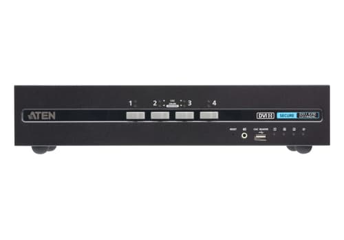 ATEN CS1144D4C - PSD PP v4.0 Compliant - KVM / audio switch - 4 x KVM / audio - 4 local user - desktop — view 1
