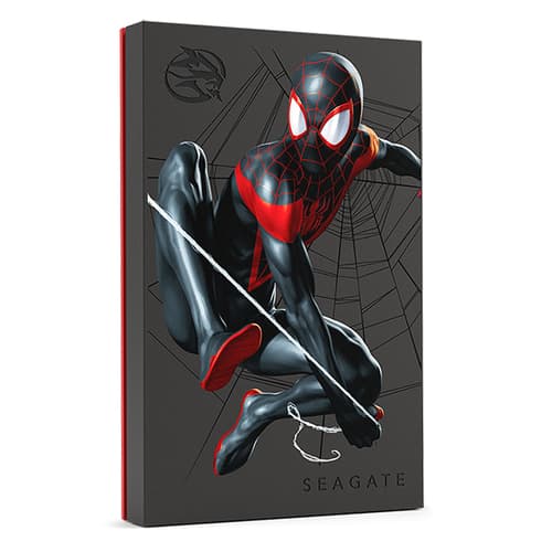 Seagate FireCuda STKL2000419 - Miles Morales Special Edition - hard drive - 2 TB - external (portable) - USB 3.2 Gen 1 - with 2 years Seagate Rescue Data Recovery - for Sony PlayStation 4, Sony PlayStation 4 Pro, Sony PlayStation 4 Slim, Sony PlayStation 5