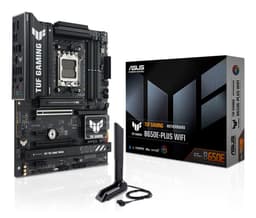 ASUS TUF GAMING B650E-PLUS WIFI - Motherboard - ATX - Socket AM5 - AMD B650 Chipset - USB-C Gen 2x2, USB-C 3.2 Gen2, USB 3.2 Gen 2, USB 3.2 Gen 1 - Wi-Fi 6E, Bluetooth, 2.5 Gigabit LAN - onboard graphics (CPU required) - HD Audio (8-channel)