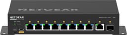 NETGEAR AV Line M4250-9G1F-PoE+ - Switch - L3 - Managed - 8 x 10/100/1000 (8 PoE+) + 1 x 10/100/1000 + 1 x Gigabit SFP - side to side airflow - desktop - PoE+ (110 W)