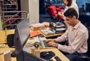 HP Elite t655 - Thin client - SFF 1 x Ryzen Embedded R2314 / up to 3.5 GHz - RAM 8 GB - flash 32 GB - eMMC - Radeon Graphics - Gigabit Ethernet, Bluetooth 5.2 - HP ThinPro - monitor: none - keyboard: UK thumbnail 6