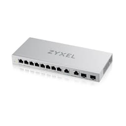 Zyxel XGS1010-12 - V2 - switch - Managed - 8 x 10/100/1000 + 2 x 100/1000/2.5G + 2 x 1 Gigabit / 10 Gigabit SFP+ (uplink) - desktop, wall-mountable