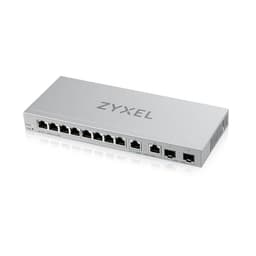Zyxel XGS1210-12 - V2 - switch - Managed - 8 x 10/100/1000 + 2 x 100/1000/2.5G + 2 x 1 Gigabit / 10 Gigabit SFP+ (uplink) - desktop, wall-mountable
