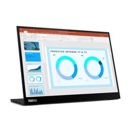 Lenovo ThinkVision M14d - LED monitor - 14" - portable - 2240 x 1400 2.2K @ 60 Hz - IPS - 375 cd/m� - 1500:1 - 6 ms - 2xUSB-C - raven black - for ThinkCentre M90s Gen 3 11TX, ThinkCentre neo 70t 11YU, ThinkPad P15 Gen 2 20YQ