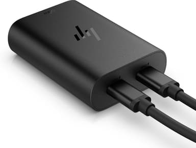 HP - USB-C power adapter - AC 115/230 V - 65 Watt - output connectors: 2 - United Kingdom