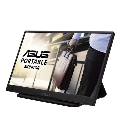 ASUS ZenScreen MB166B - LED monitor - 15.6" - portable - 1920 x 1080 Full HD (1080p) @ 60 Hz - IPS - 250 cd/m� - 1000:1 - 25 ms - USB