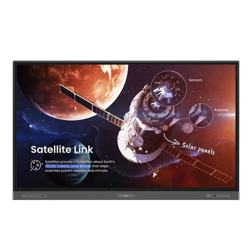 BenQ Pro Series RP8603 - 86" Diagonal Class LED-backlit LCD display - interactive - with touchscreen (multi touch) - 4K UHD (2160p) 3840 x 2160 - Direct LED — view 1