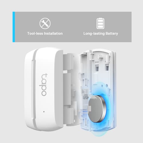 Tapo T110 V1 - Door and window sensor - smart - wireless - 863 - 865 Mhz, 868 - 868.6 MHz — view 7