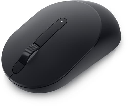 Dell MS300 - Mouse - full size - right and left-handed - optical LED - 3 buttons - wireless - 2.4 GHz - black - retail - box - with 3 years NBD Advance Exchange