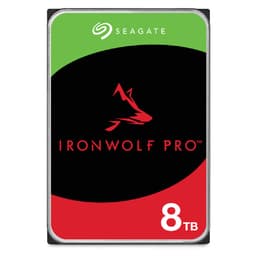Seagate IronWolf Pro ST8000NT001 - Hard drive - 8 TB - internal - 3.5" - SATA 6Gb/s - 7200 rpm - buffer: 256 MB - with 3 years Seagate Rescue Data Recovery