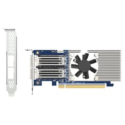 QNAP QXG-100G2SF-CX6 - Network adapter - PCIe 4.0 x16 low profile - 200 Gigabit Ethernet x 2 - for QNAP TDS-H2489FU, TS-h1290FX, TS-H2490FU