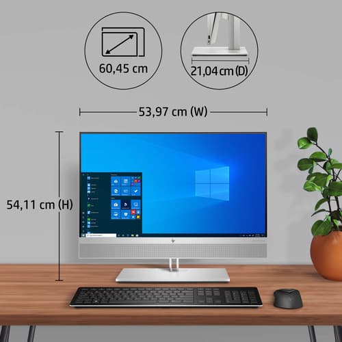 HP EliteOne 800 G6 - All-in-one - Core i5 10500 / up to 4.5 GHz - vPro - RAM 8 GB - SSD 256 GB - NVMe, TLC - UHD Graphics 630 - Gigabit Ethernet - Win 10 Pro 64-bit - monitor: LED 23.8" 1920 x 1080 (Full HD) touchscreen - keyboard: UK — view 37