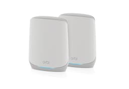 NETGEAR Orbi RBK762S - Wi-Fi system - (router, extender) - up to 5000 sq.ft - mesh 1GbE - Wi-Fi 6 - Tri-Band