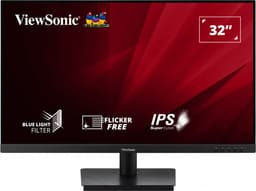 ViewSonic VA3209-2K-MHD - LED monitor - 32" (31.5" viewable) - 2560 x 1440 QHD @ 75 Hz - IPS - 250 cd/m� - 1200:1 - HDR10 - 4 ms - 2xHDMI, DisplayPort - speakers