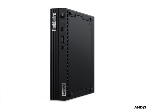 Lenovo ThinkCentre M75q Gen 2 11JN - Tiny Ryzen 5 Pro 5650GE / up to 4.4 GHz - RAM 8 GB - SSD 256 GB - TCG Opal Encryption, NVMe - Radeon Graphics - Gigabit Ethernet - Win 10 Pro 64-bit (includes Win 11 Pro Licence) - monitor: none - keyboard: UK - black - Lenovo TopSeller — view 7