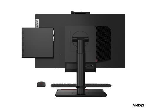Lenovo ThinkCentre M75q Gen 2 11JN - Tiny Ryzen 5 5600GE / up to 4.4 GHz - RAM 8 GB - SSD 256 GB - TCG Opal Encryption 2, NVMe - Radeon Graphics - Gigabit Ethernet - Win 10 Pro 64-bit (includes Win 11 Pro Licence) - monitor: none - keyboard: UK - black - Lenovo TopSeller — view 10