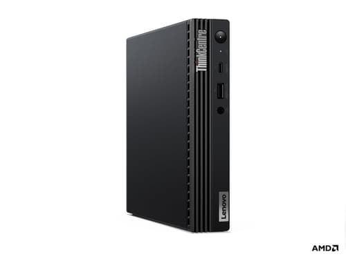 Lenovo ThinkCentre M75q Gen 2 11JN - Tiny Ryzen 5 Pro 5650GE / up to 4.4 GHz - RAM 8 GB - SSD 256 GB - TCG Opal Encryption, NVMe - Radeon Graphics - Gigabit Ethernet - Win 10 Pro 64-bit (includes Win 11 Pro Licence) - monitor: none - keyboard: UK - black - Lenovo TopSeller — view 6