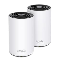 TP-Link Deco XE75 Pro V1 - Wi-Fi system - (2 routers) - up to 5,500 sq.ft - mesh 1GbE, 2.5GbE - Wi-Fi 6E - Multi-Band