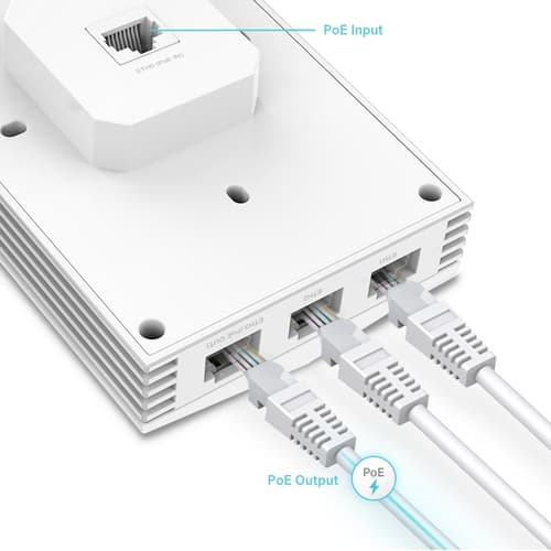 TP-Link Omada EAP655-Wall V1 - radio access point - Wi-Fi 6 - cloud-managed — view 5