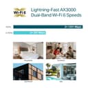 TP-Link Omada EAP655-Wall V1 - radio access point - Wi-Fi 6 - cloud-managed thumbnail 5