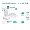 TP-Link Omada EAP655-Wall V1 - radio access point - Wi-Fi 6 - cloud-managed thumbnail 6