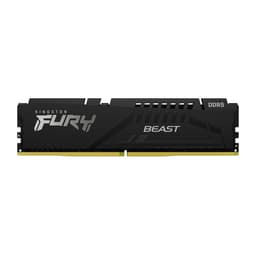 Kingston FURY Beast - DDR5 - module - 16 GB - DIMM 288-pin - 5200 MT/s / PC5-41600 - CL36 - 1.25 V - unbuffered - on-die ECC - black