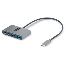 StarTech.com 4-Port USB-C Hub with 100W Power Delivery Pass-Through Charging, 2x USB-A + 2x USB-C, 5Gbps, USBC Hub w/ 1ft (30cm) Long Cable, Portable Laptop USB Type-C to USB-A/C Hub - USB 3.0 Expansion Hub (5G2A2CPDB-USB-C-HUB) - Hub - 2 x USB 3.2 Gen 1 + 2 x USB-C 3.2 Gen 1 - desktop