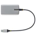 StarTech.com 4-Port USB Hub, USB 3.0 5Gbps, Bus Powered, USB-A to 4x USB-A Hub with Optional Auxiliary Power Input, Portable Desktop/Laptop USB Hub with 1ft (30cm) Attached Cable