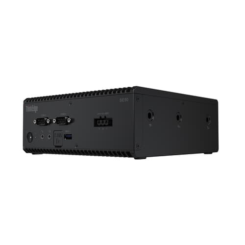 Lenovo ThinkEdge SE50 11RJ - USFF Core i7 8665UE / up to 4.4 GHz - RAM 16 GB - SSD 512 GB - TCG Opal Encryption, NVMe - UHD Graphics 620 - Gigabit Ethernet - Win 10 IoT Enterprise 64-bit - monitor: none - keyboard: UK - black - Lenovo TopSeller