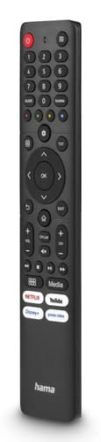 Hama Universal TV Remote Control for Hisense, IR, Teachable, 4 App Buttons, Black thumbnail 2