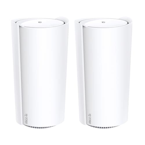 TP-Link Deco XE200 V1 - Wi-Fi system - (2 routers) - up to 6,500 sq.ft - mesh 10GbE - Wi-Fi 6E - Wi-Fi 6 - Multi-Band