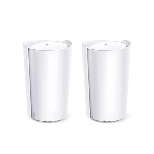 TP-Link Deco X95 V1 - Wi-Fi system - (2 routers) - up to 6,100 sq.ft - mesh 1GbE, 2.5GbE - Wi-Fi 6 - Tri-Band