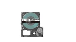 Epson LabelWorks LK-5WBJ - Black on matte white - Roll (1.8 cm x 8 m) 1 cassette(s) hanging box - tape cartridge - for LabelWorks LW-C410, LW-C610