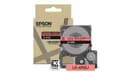 Epson LabelWorks LK-4RBJ - Black on matte red - Roll (1.2 cm x 8 m) 1 cassette(s) hanging box - tape cartridge - for LabelWorks LW-C410, LW-C610 thumbnail 1