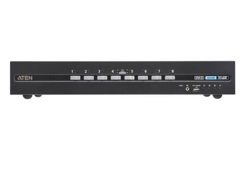 8P USB Dual DVI PP4 Secure KVM CAC