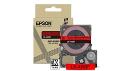 Epson LabelWorks LK-4RBF - Black on fluorescent red - Roll (1.2 cm x 5 m) 1 cassette(s) hanging box - tape cartridge