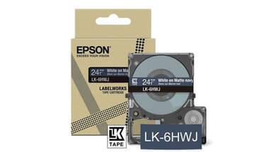Epson LabelWorks LK-5HWJ - Matte - navy white - Roll (1.8 cm) 1 cassette(s) tape