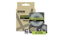 Epson LabelWorks LK-4GBJ - Black on matte green - Roll (1.2 cm x 8 m) 1 cassette(s) hanging box - tape - for LabelWorks LW-C410, LW-C610 thumbnail 1