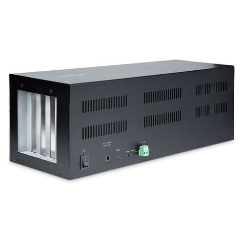 StarTech.com 4-Slot PCIe Expansion Chassis with PCIe x2 Host Card, PCIe 2.0 - 10Gbps, External PCIe Slots for Desktops/Servers, PCI Express Expansion Box/Adapter, 4 PCIe x1 Slots - System bus extender