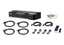 ATEN CM1942 - KVM / audio / USB switch - 4K, DisplayPort, dual display, mini-matrix, boundless - 2 x KVM / audio / USB - 1 local user - desktop - for VanCryst VS182B thumbnail 4